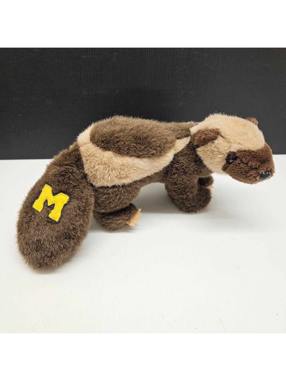 University of Michigan Plush Wolverine 13” M Club Stuffed Animal Rare Vtg 1980s